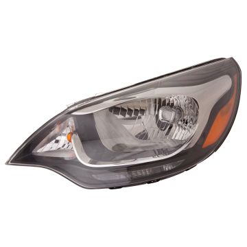Headlight Assembly Composite Left w/o LED Position Lamp CAPA for Kia Rio Sedan LX EX 2012-2017