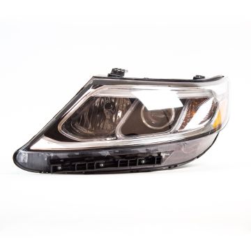 Headlight Assembly Composite Left Halogen w/Auto Level Control CAPA for Kia Sorento LX 2014-2015