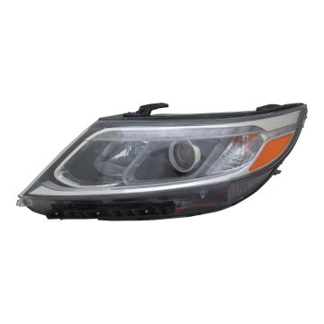 Headlight Assembly Composite Left Halogen w/o Auto Level Control CAPA for Kia Sorento EX SX 2014-2015