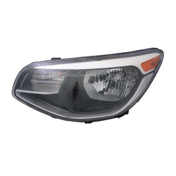 Headlight Assembly Composite Left Halogen CAPA for Kia Soul 2014-2019