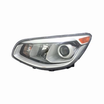 Headlight Assembly Composite Left Halogen Projector Lens CAPA for Kia Soul 2014-2016