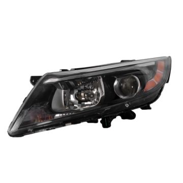 Headlight Assembly Composite Left Halogen w/o LED Position Lamp CAPA for Kia Optima Hybrid EX Hybrid LX Hybrid EX Premium Hybrid 2014-2016
