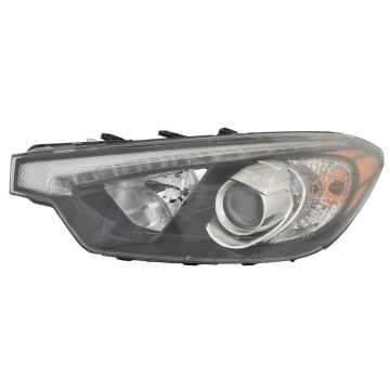 Headlight Assembly Composite Left HID From 10-17-14 CAPA for Kia Forte Forte Koup Forte5