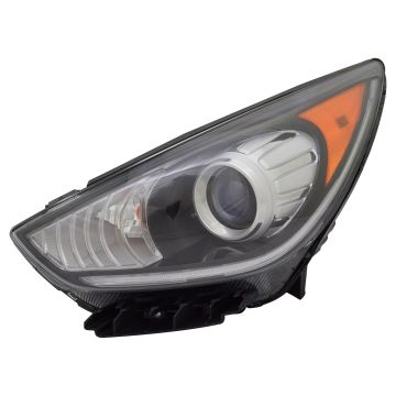 Headlight Assembly Composite Left Halogen CAPA for Kia Niro 2017-2019