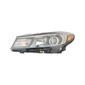 Headlight Assembly Composite Left Xenon w/o Adaptive Headlamps From 7-22-16 CAPA for Kia Forte Forte5