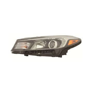 Headlight Assembly Composite Left Halogen w/LED Position Lamp Korea Built CAPA for Kia Forte5 2017-2018