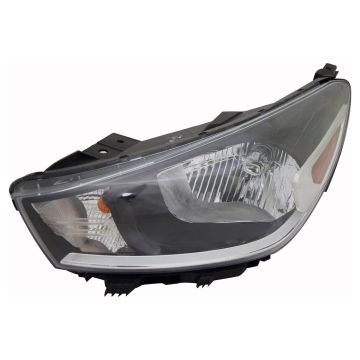 Headlight Assembly Composite Left CAPA for Kia Rio Sedan Hatchback 2018-2023