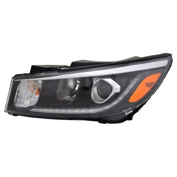 Headlight Assembly Composite Left Halogen w/LED Position Lamp for Kia Sedona 2019-2021