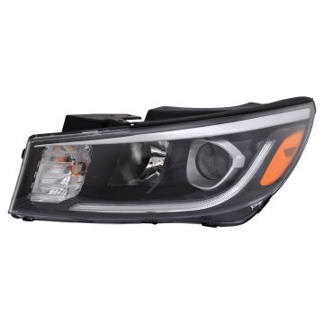 Headlight Assembly Composite Left Halogen w/o LED Position Lamp CAPA for Kia Sedona 2019-2021