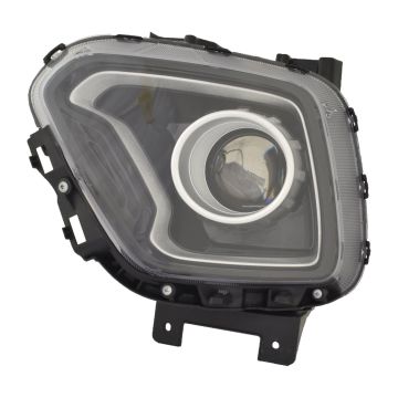 Headlight Assembly Composite Left Lower Halogen CAPA for Kia Soul EX EX Premium EX Pack 2020-2022