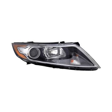 Headlight Assembly Composite Right Halogen CAPA for Kia Optima Hybrid Hybrid Premium Hybrid EX Hybrid LX 2011-2013