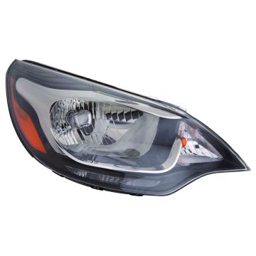 Headlight Assembly Composite Right w/o LED Position Lamp CAPA for Kia Rio Sedan LX EX 2012-2017