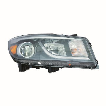 Headlight Assembly Composite Right Halogen w/o LED Driver Running Lamp CAPA for Kia Sedona 2015-2018