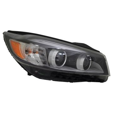 Headlight Assembly Composite Right Halogen w/o LED Accent Light CAPA for Kia Sorento 2016-2018