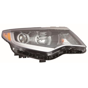 Headlight Assembly Composite Right Halogen w/o Daytime Running Light CAPA for Kia Optima 2016-2018