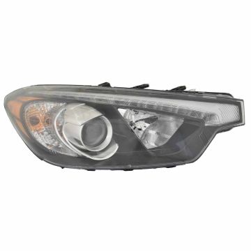 Headlight Assembly Composite Right HID From 10-17-14 CAPA for Kia Forte Forte Koup Forte5