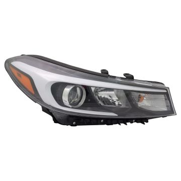 Headlight Assembly Composite Right Halogen w/o LED Position Lamp Korea Built CAPA for Kia Forte5 2017-2018
