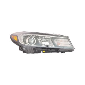 Headlight Assembly Composite Right Xenon w/o Adaptive Headlamps From 7-22-16 CAPA for Kia Forte Forte5