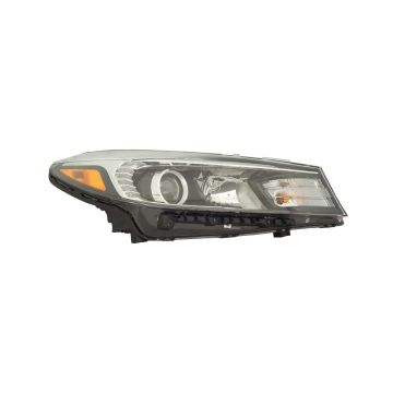 Headlight Assembly Composite Right Halogen w/LED Position Lamp Korea Built CAPA for Kia Forte5 2017-2018
