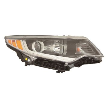 Headlight Assembly Composite Right Halogen Korea Built CAPA for Kia Optima 2016-2018