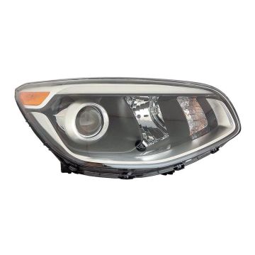 Headlight Assembly Composite Right Halogen Projector Type for Kia Soul 2017-2019