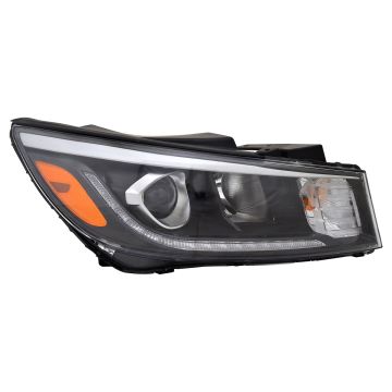 Headlight Assembly Composite Right Halogen w/LED Position Lamp for Kia Sedona 2019-2021