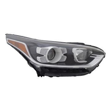 Headlight Assembly Composite Right Halogen CAPA for Kia Forte Sedan S EX EX Premium EX Limited EX+ 2019-2021