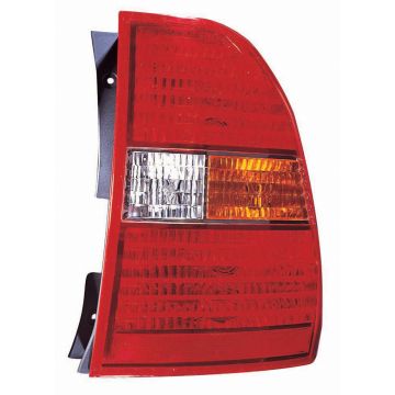 Tail Light Assembly Right Orange/Clear Center CAPA for Kia Sportage 2005-2010