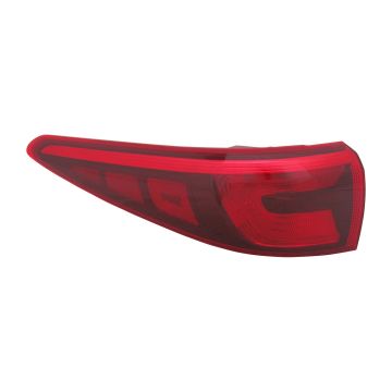 Tail Light Assembly Left Outer Bulb Type CAPA for Kia Sportage 2017-2019