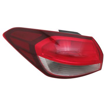 Tail Light Assembly Left Outer Halogen CAPA for Kia Forte Sedan 2017-2018