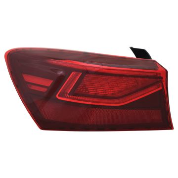 Tail Light Assembly Left Outer Halogen CAPA for Kia Forte Sedan S EX EX Premium EX Limited EX+ 2019-2021