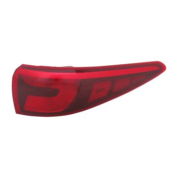 Tail Light Assembly Right Outer Bulb Type CAPA for Kia Sportage 2017-2019