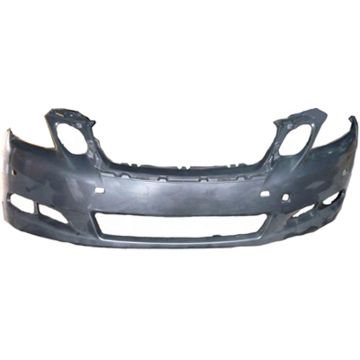 Bumper Cover Front w/Parking Assist w/Clearance w/o Headlamp Washer Primed for Lexus GS350 GS450h GS460