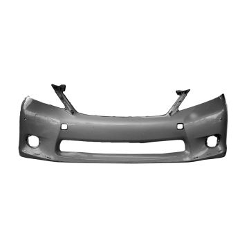 Bumper Cover Front w/Pre-Collision System w/o Headlamp Washer Primed for Lexus HS250h 2010-2012