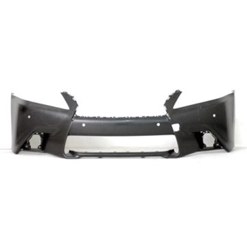 Bumper Cover Front w/o Headlamp Washer w/Parking Sensors Primed for Lexus GS350 F Sport 2013