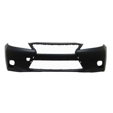 Bumper Cover Front w/o Parking Sensor Primed CAPA for Lexus ES300h ES350