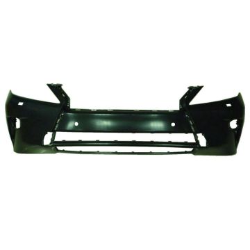 Bumper Cover Front w/Parking Assist w/Headlamp Washer Primed for Lexus RX350 RX450h