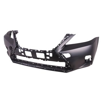 Bumper Cover Front w/o F Sport Pkg w/o Parking Aid Sensors w/o Headlamp Washers Primed CAPA for Lexus CT200h 2014-2017