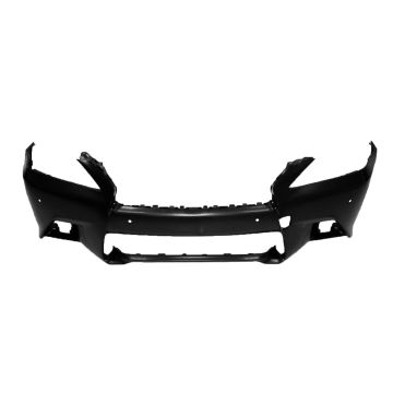 Bumper Cover Front w/o Headlamp Washer w/Parking Sensors Primed for Lexus GS350 GS450h