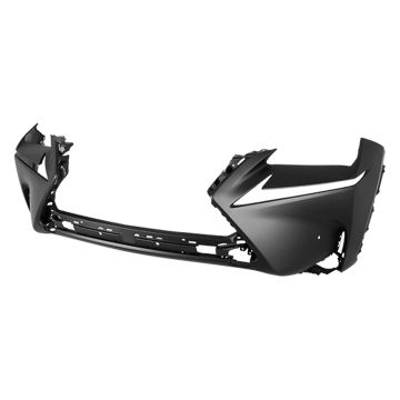 Bumper Cover Front w/o F Sport Pkg w/Park Distance Sensors w/o Headlamp Washers Primed for Lexus NX200t NX300h