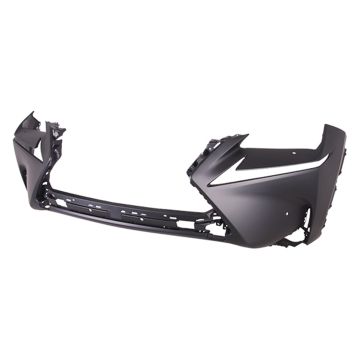 Bumper Cover Front w/o F Sport Pkg w/Park Distance Sensors w/Headlamp Washers Primed CAPA for Lexus NX200t NX300h