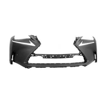Bumper Cover Front w/F Sport Pkg w/Park Distance Sensors w/Headlamp Washers Primed CAPA for Lexus NX200t 2015-2017