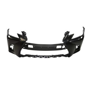 Bumper Cover Front w/F Sport Pkg w/Parking Sensors w/Headlamp Washers Primed CAPA for Lexus GS200t GS350 GS450h