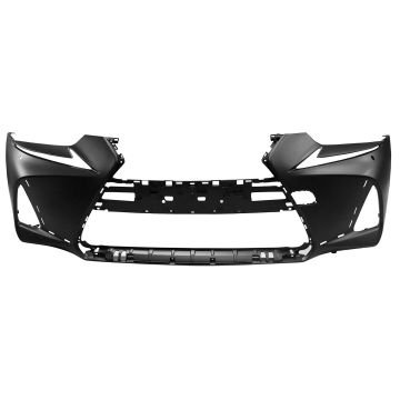 Bumper Cover Front w/o Park Distance Sensors w/F SPORT Pkg w/Headlamp Washers Primed for Lexus IS200t IS300 IS350