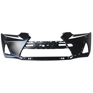Bumper Cover Front w/F Sport Pkg w/Headlamp Washers w/o Park Distance Sensors Primed CAPA for Lexus IS300 IS350