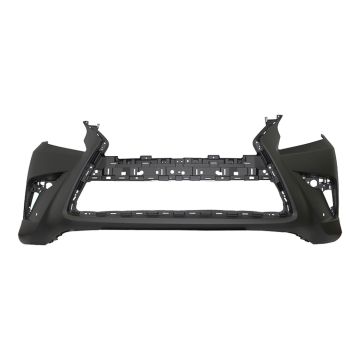 Bumper Cover Front w/Headlamp Washers w/o Parking Aid Primed CAPA for Lexus GX460 2020-2023