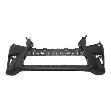 Bumper Cover Front w/Headlamp Washers w/Parking Aid Primed CAPA for Lexus GX460 2020-2023