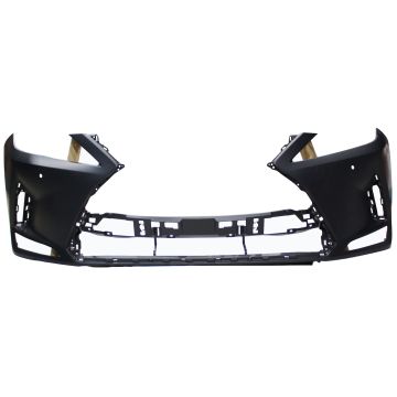 Bumper Cover Front w/o F Sport Pkg w/Parking Sensors w/o Headlamp Washers Primed for Lexus RX350 RX350L RX450h RX450hL