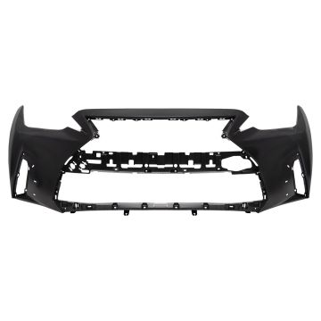 Bumper Cover Front w/F Sport Pkg w/o Park Distance Sensors w/o Headlamp Washers Primed CAPA for Lexus IS300 IS350