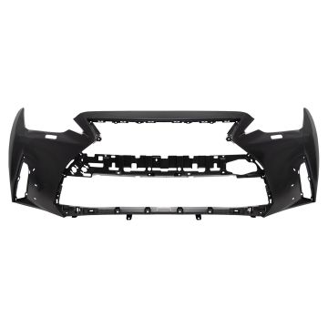 Bumper Cover Front w/F Sport Pkg w/o Park Distance Sensors w/Headlamp Washers Primed CAPA for Lexus IS300 IS350